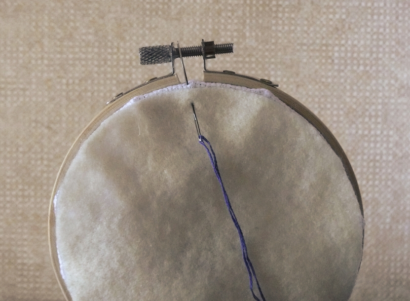 Embroidery mounting - sewing hoop - part 9